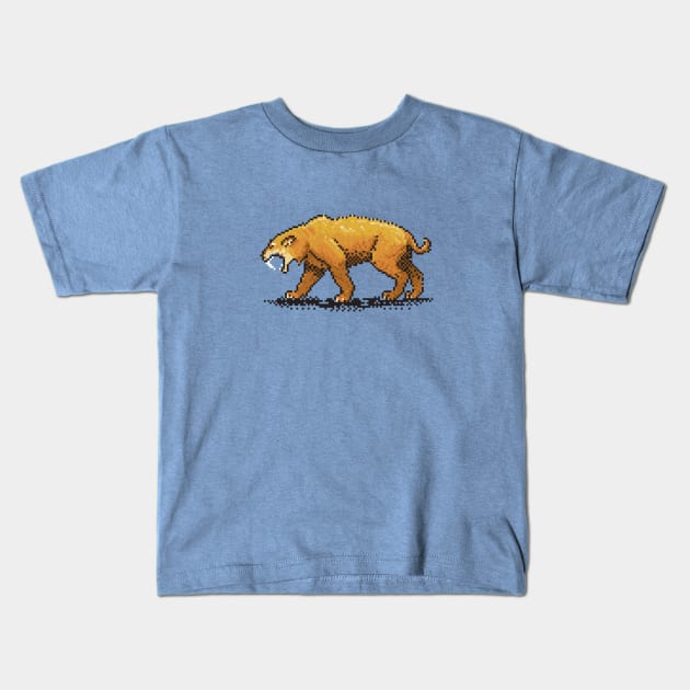 Prehistoric Pixels - Smiledon Kids T-Shirt by TeeBC